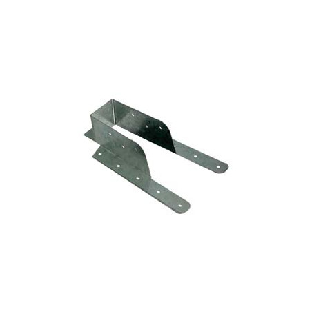 1 x Joist hanger with foldable flange Sendzimir 63X155