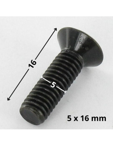 1 x Machine Screw Countersunk Head Pozi 2 M5X16...