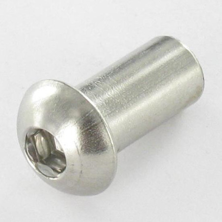 1 x Nut Binder Pan Head M6X8 Hexagon Socket 4 7X15 Stainless Steel
