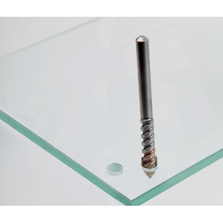 1 x Drill Linch Pin GLASS Not TEMPERED 10X100