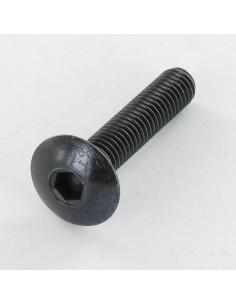 Screw Mushroom M6X12 Hexagon Socket 4 Black Zinc Plated
