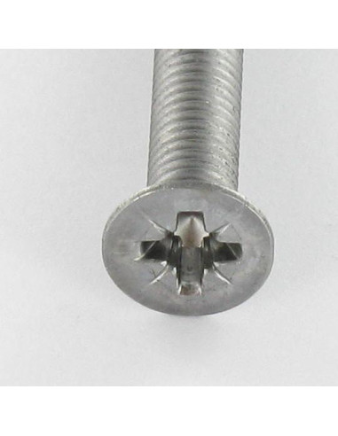 1 x Machine Screw Countersunk Head Pozi 3 M6X45...