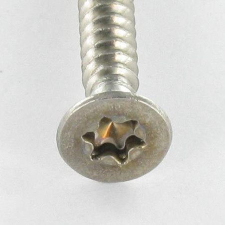 1 x Thread Rolling Screw Countersunk Head 4.8X13 Stainless Steel A2 T25