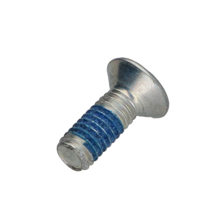 1 x Machine Screw Flat Head Hexagon Recess M6X16 Full Thread Class 10.9 Hexagon Socket 4 Patch Nylon Zinc Plated