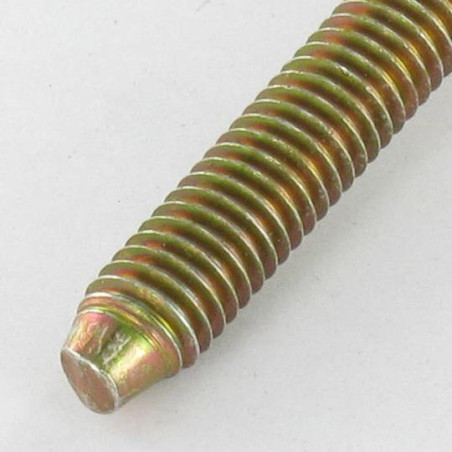 1 x Screw Mushroom Hexagon Socket M6X47 Thread Length: 32 Conical Point Yellow Zinc