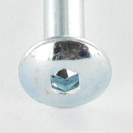 1 x Screw Mushroom Hexagon Recess M7X65 Thread Length: 12 Pitch 100 Zinc Plated