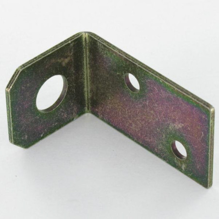 1 x Brackets 52X32X30 3 Hole Yellow Zinc