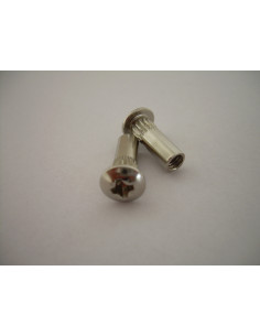 Nut Binder Head Mushroom Pozi M4X9 5X15 Nickel Plated