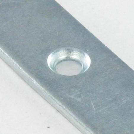 1 x Mounting plate ASSEMBLY Zinc Plated 15X140