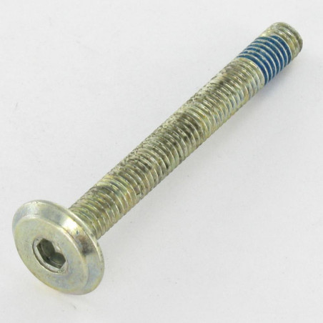 1 x Machine Screw flat Hexagon Socket 4 M6X35 Patch Nylon Zinc Plated