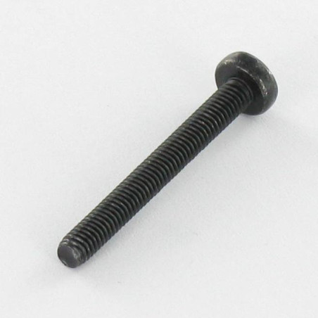 1 x Machine Screw Stainless Steel A2 wide domed head Pozi PZ1 M3X25 Black micro screw