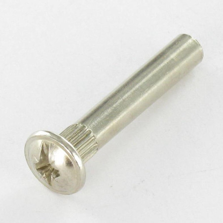 1 x Nut Binder Head Mushroom Pozi And Slotted M4X15 5X30 Nickel Plated