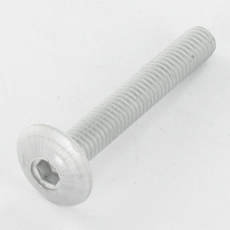 1 x Screw Mushroom M6X35 Thread Length: 9 Hexagon Socket 4 Zinc Plated