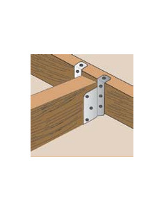 Joist hanger with foldable flange Sendzimir 46X153 2
