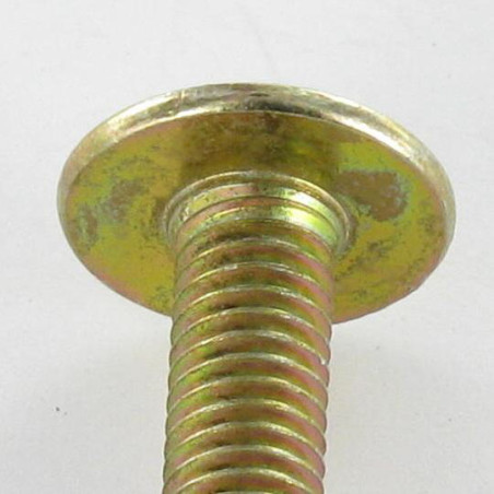 1 x Screw Mushroom M6X75 Hexagon Socket 4 Yellow Zinc