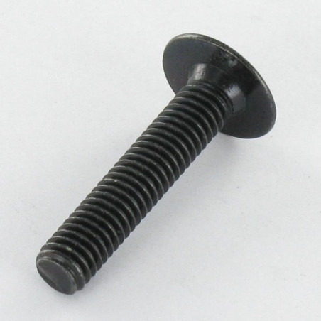 1 x Screw Mushroom M8X75 Hexagon Socket 5 Black Zinc Plated