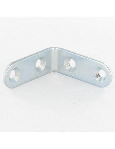 Bracket 40X40X14 Thickness 2 4 Hole Zinc Plated