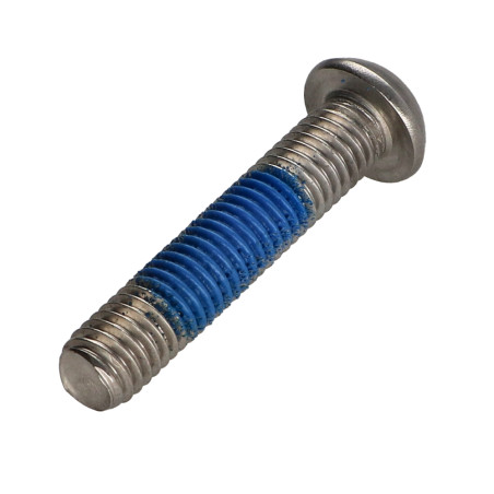 1 x Machine Screw Stainless Steel A2 Security Pan Head T40 with pin M8X40 Patch Nylon
