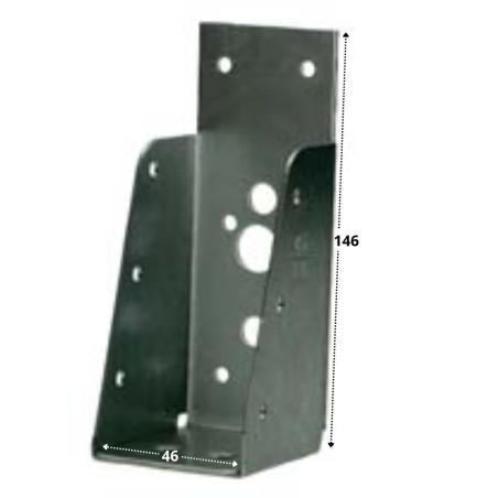 1 x Joist Hanger BEAM Without LIP Sendzimir 46X146
