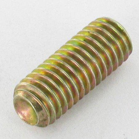 1 x Machine Screw Socket Head Hexagon Recess Hexagon Socket 3 M6X20 Cup Point Yellow Zinc