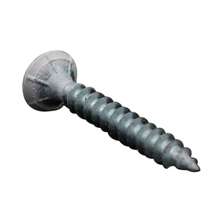 1 x Chipboard Screw Tekor Countersunk Head With Serration 5X40 T25 cut Type 17 Drilling Point SAND Ral9016/Traffic
