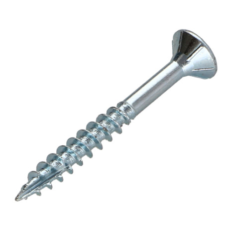 1 x Chipboard Screw Tekor Countersunk Head With Serration 5X50 Thread Length: 36 T25 Zinc Plated cut Type 17