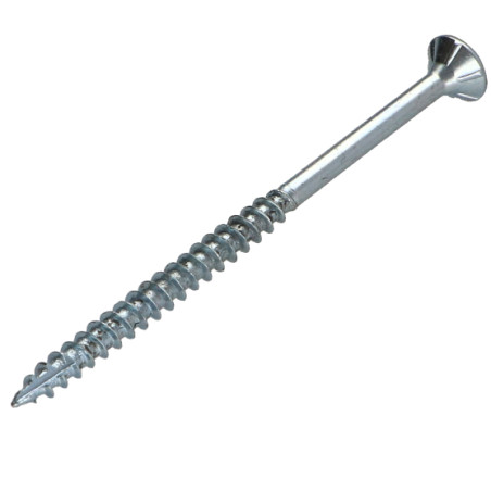 1 x Chipboard Screw Tekor Countersunk Head With Serration 6X60 Thread Length: 36 T30 Zinc Plated cut Type 17