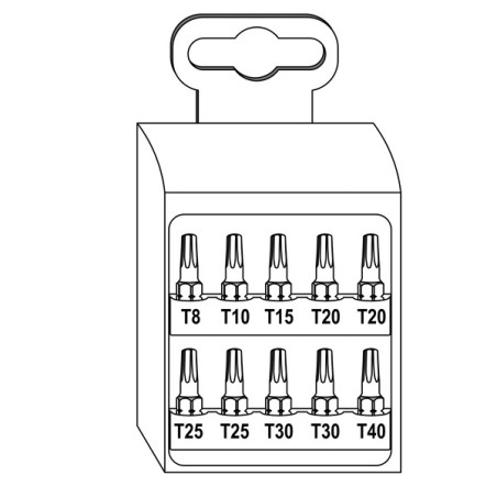 1 x Set of 10 Bit TX + 1 Gate Bit
