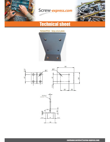 1 x PLATINUM 66X99 Grey BLEABLE+SPLIT