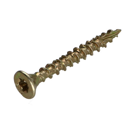 1 x Chipboard Screw Tekor Countersunk Head With Serration 4X35 T20 ZBCR3+ cut Type 17 Drilling Point