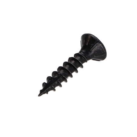 1 x Chipboard Screw Tekor Countersunk Head With Serration 4X20 T20 Black Zinc Plated