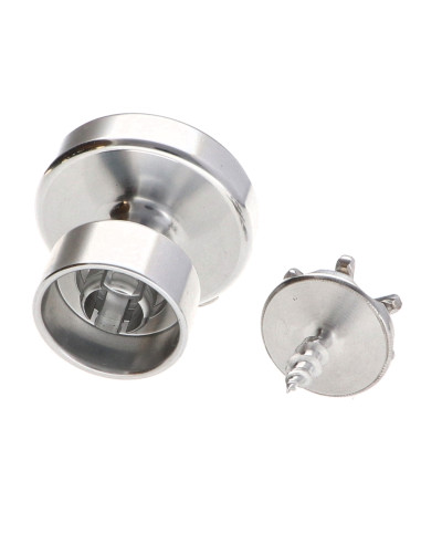 1 x Coat hook decorative Aluminium with fixing...