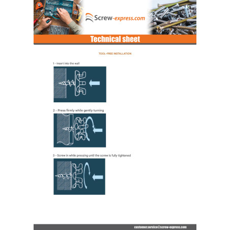 1 x Coat hook decorative Aluminium with fixing for plasterboard L'ATTACHANTE