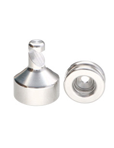 Hook decorative Aluminium with fixing multi-material...