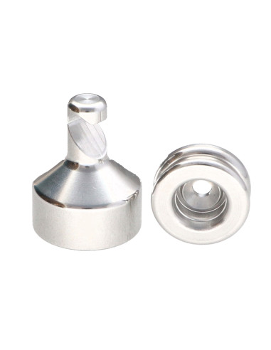 1 x Hook decorative Aluminium with fixing...