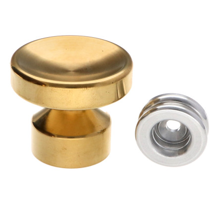 1 x Coat hook decorative Brass with fixing multi-material L'ATTACHANTE