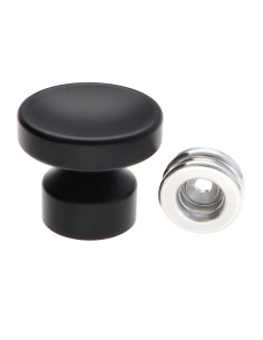 Coat hook decorative Aluminium Black with fixing...