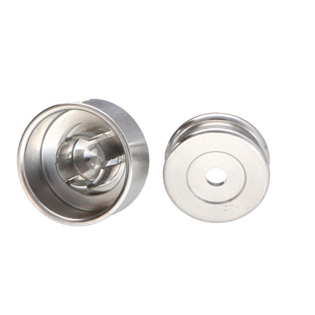 1 x Hook decorative Aluminium with fixing multi-material L'ATTACHANTE