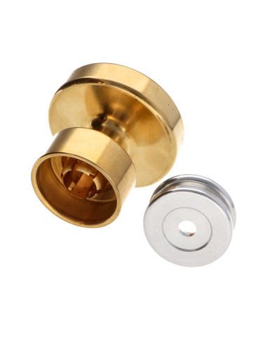 1 x Coat hook decorative Brass with fixing...