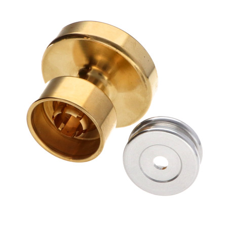 1 x Coat hook decorative Brass with fixing multi-material L'ATTACHANTE