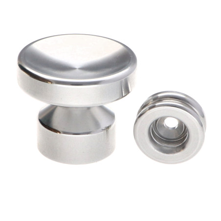 1 x Coat hook decorative Aluminium with fixing multi-material L'ATTACHANTE