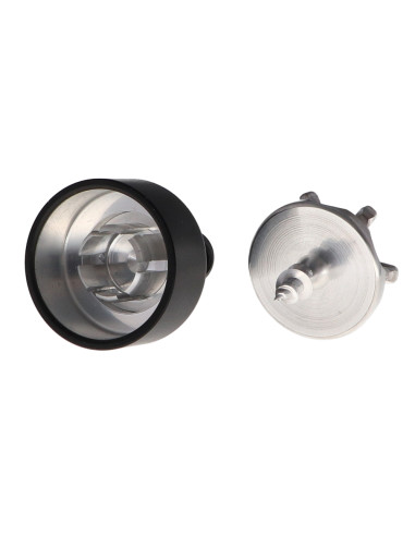 1 x Hook decorative Aluminium Black with fixing...