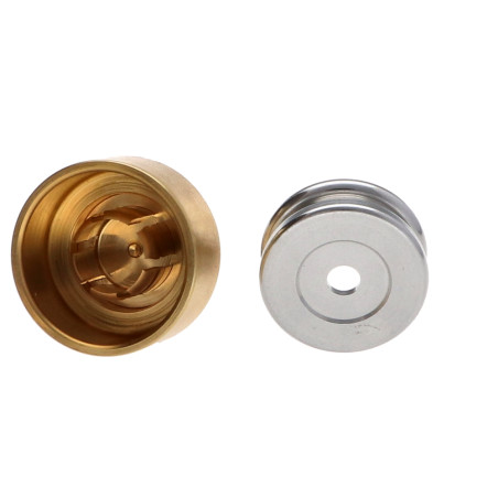 1 x Hook decorative Brass with fixing multi-material L'ATTACHANTE