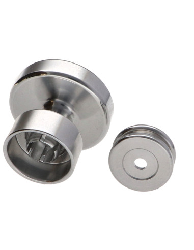 1 x Coat hook decorative Aluminium with fixing...