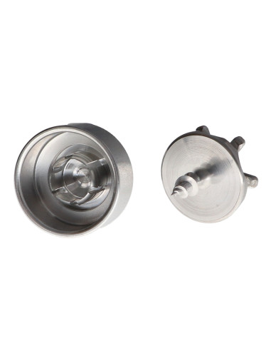 1 x Hook decorative Aluminium with fixing for...