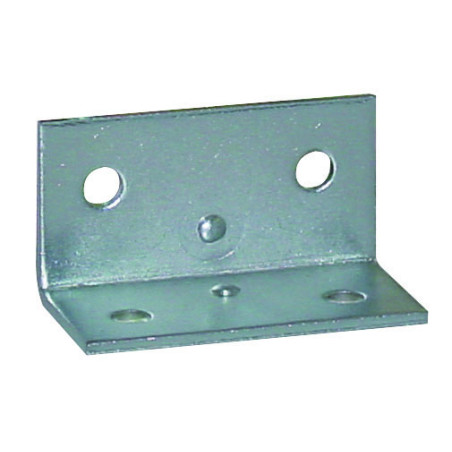 1 x Mounting bracket reinforced 40X21.5 Thickness 1.5 Zinc Plated