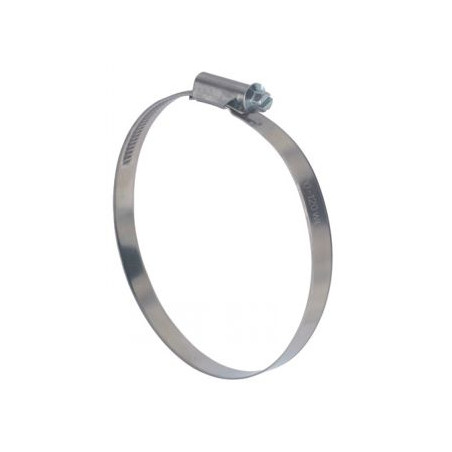 1 x Hose clamp offset head non-perforated band of 12 Diameter 110A130 Stainless Steel W4