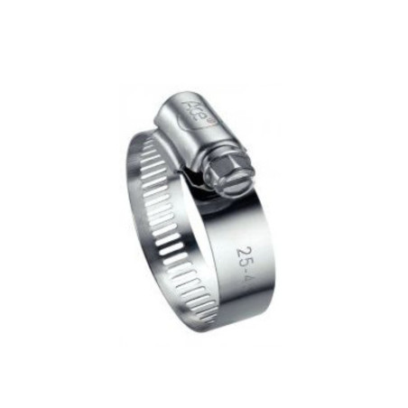 1 x Hose clamp perforated band 13 Diameter 40 to 60 Stainless Steel W4