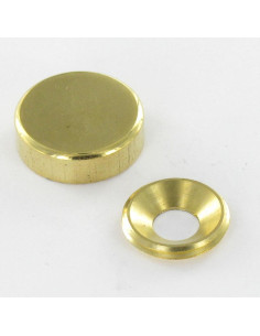 Cylindrical rosette or screw cover (1 rosette and 1 screw...