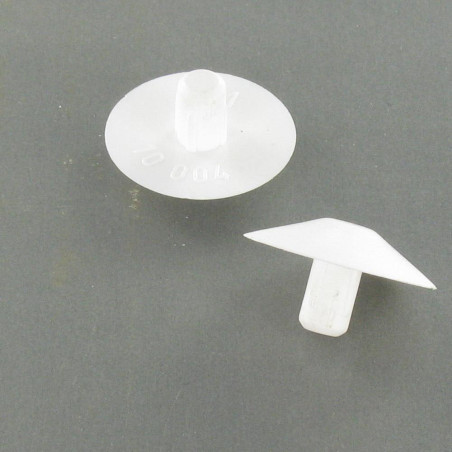 1 x Cap Diameter Of Body 5 Head Diameter: 20 Lengh Under Head 7.5 white nylon